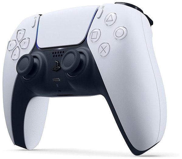 Gamepad PlayStation 5 DualSense Wireless Controller White + EA Sports FC 26 Lateral view