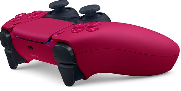 Gamepad PlayStation 5 DualSense Wireless Controller - Cosmic Red Lateral view
