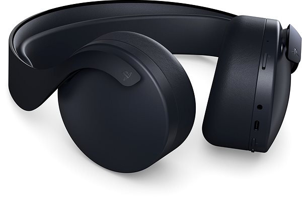 Gamer fejhallgató PlayStation 5 Pulse 3D Wireless Headset - Midnight Black Oldalnézet