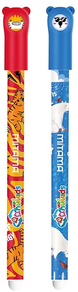 Roller MITAMA Spinny Pen, löschbar, rot/blau - 2er-Set ...