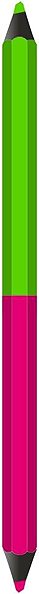 Coloured Pencils MITAMA NEON JUMBO, Double-Sided, 3pcs ...