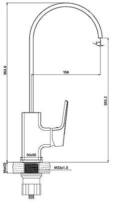 Tap Metalac Aquacube T03484 Sink mixer ...