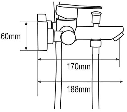 Tap Metalac Mamba T03706 Bathroom mixer, black ...