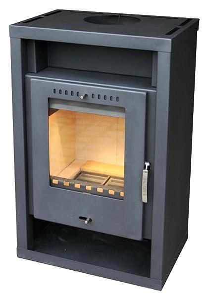 Wood Stove Thorma GENT Č 5kW 150mm Lateral view
