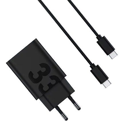 Wall Charger Motorola TurboPower 33W + USB-C cable 1m, black ...