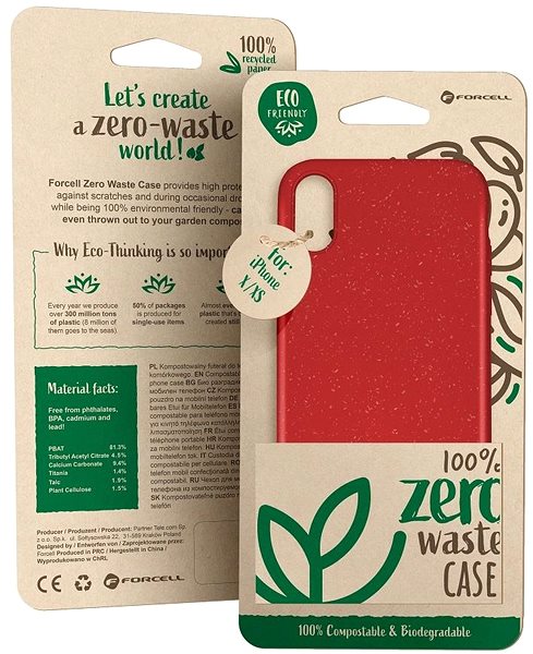Kryt na mobil Bio - Zero Waste Iphone 6 Plus / 6S Plus červené ...