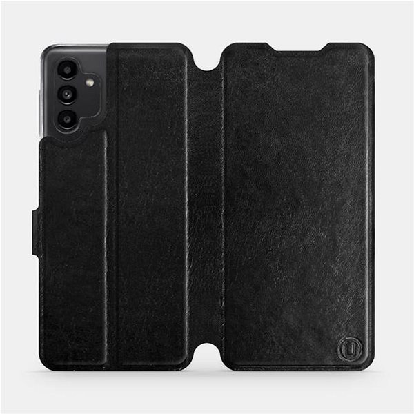 Pouzdro na mobil Mobiwear flip pro Samsung Galaxy A13 5G - Black&Orange ...