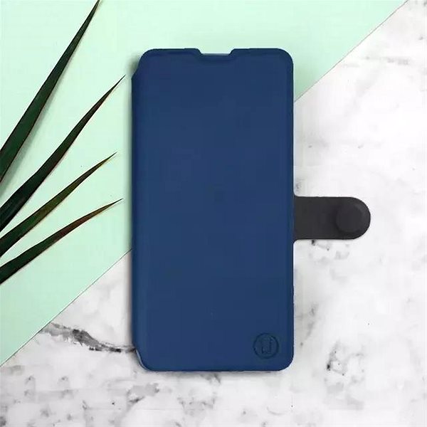 Puzdro na mobil Mobiwear Soft Touch flip na Honor 90 Lite 5G - Modré & Čierne ...