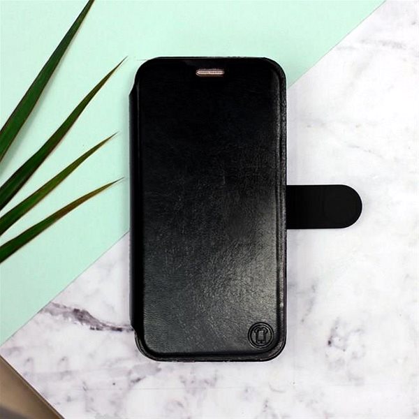 Pouzdro na mobil Mobiwear flip pro Samsung Galaxy A14 - Black&Gray ...