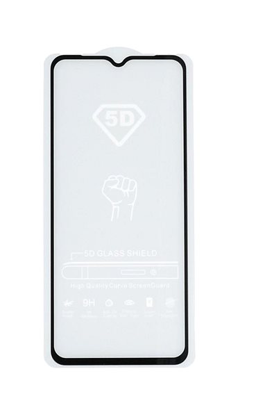 Glass Screen Protector RedGlass Tempered glass Samsung A22 5G 5D black 87969 ...