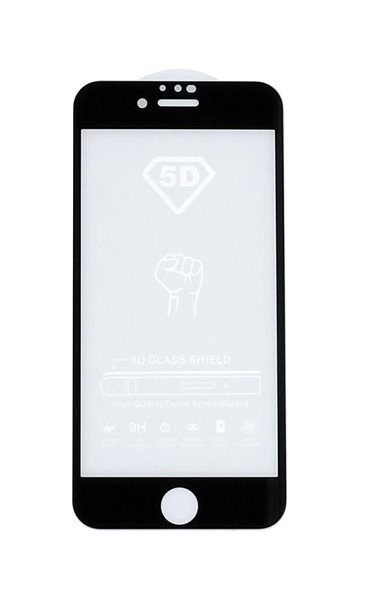 Glass Screen Protector RedGlass Tempered glass iPhone SE 2020 5D black 87905 ...