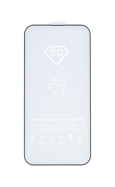 Glass Screen Protector RedGlass Tempered glass iPhone 14 Pro Max 5D black 87900 ...