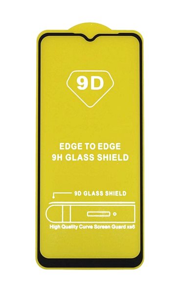 Glass Screen Protector RedGlass Tempered glass Realme C21 5D black 87938 ...