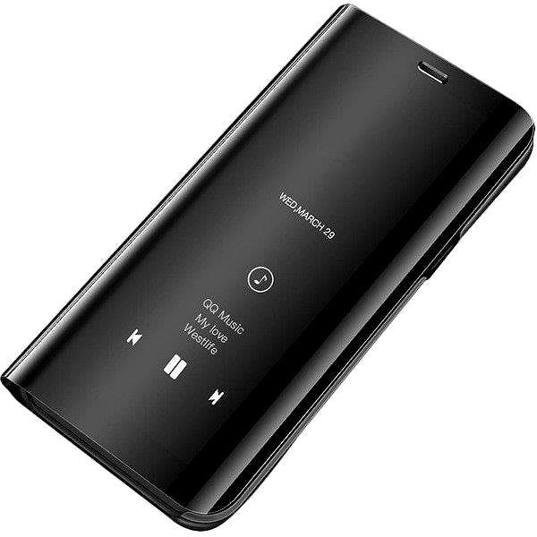 Puzdro na mobil Clear View knižkové puzdro na Samsung Galaxy A50/A50s/A30s, čierne ...
