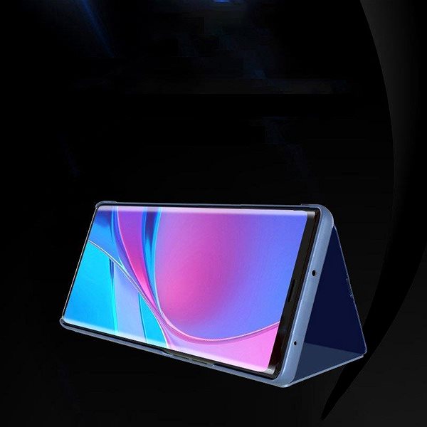 Puzdro na mobil Clear View knižkové puzdro na Samsung Galaxy M31s, modré ...