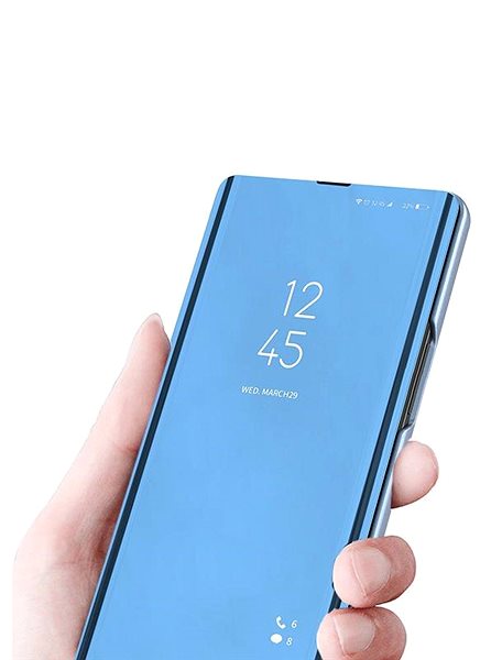 Puzdro na mobil Clear View knižkové puzdro na Xiaomi Redmi Note 10 Pro, ružové ...