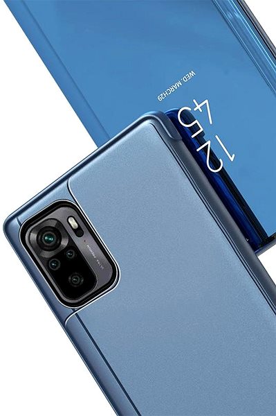 Puzdro na mobil Clear View knižkové puzdro na Xiaomi Redmi Note 10 Pro, ružové ...