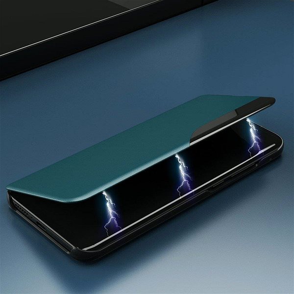 Puzdro na mobil Eco Leather View knižkové puzdro na Huawei P40 Lite, čierne ...