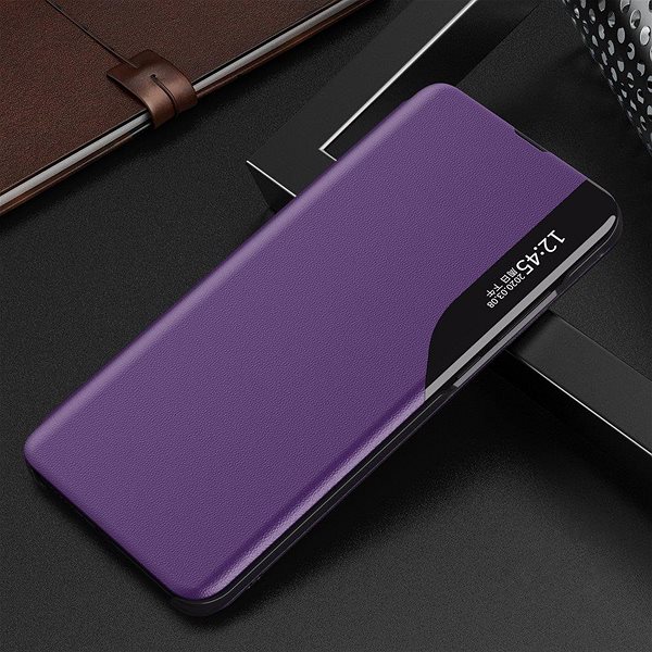 Puzdro na mobil Eco Leather View knižkové puzdro na Samsung Galaxy A21S, fialové ...
