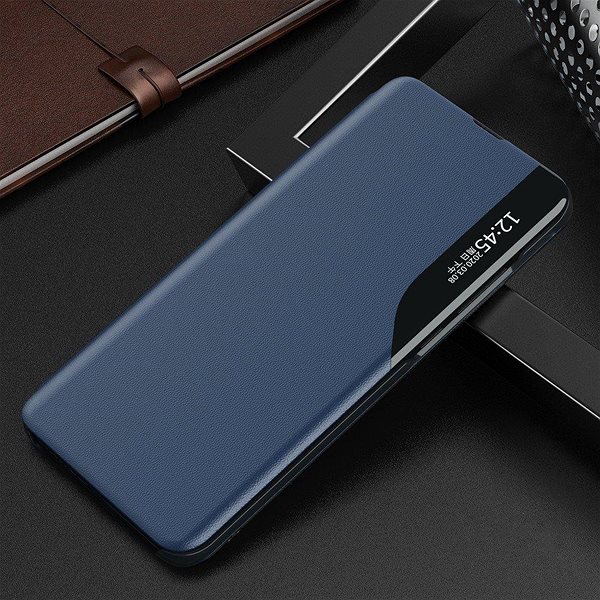 Puzdro na mobil Eco Leather View knižkové puzdro na Samsung Galaxy A21S, modré ...