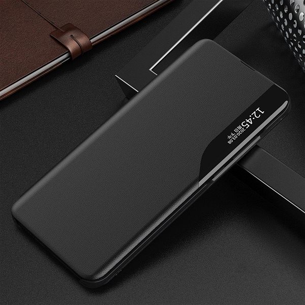 Pouzdro na mobil Eco Leather View knížkové pouzdro na Xiaomi Redmi Note 11 / 11S, černé ...