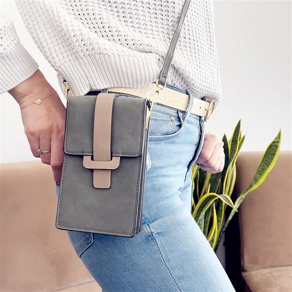 Kryt na mobil Fancy Bag Handmade kabelka na mobil, zelená ...