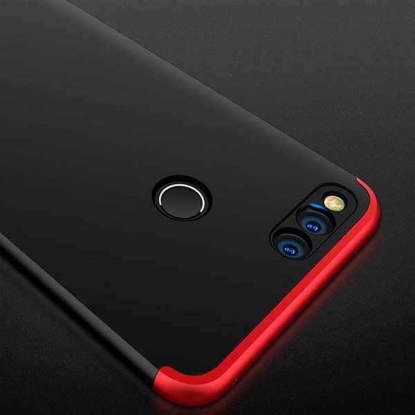 Puzdro na mobil GKK 360 Full Body plastové puzdro na Huawei Honor 7X, červené ...