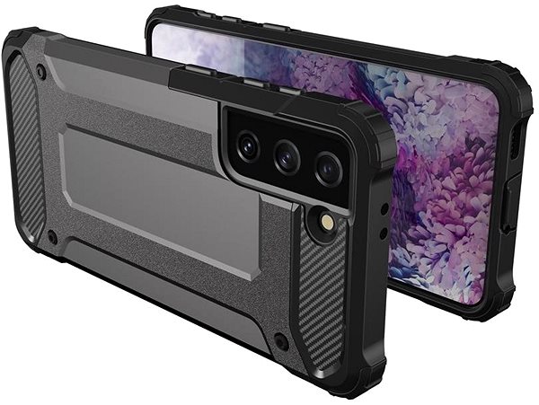 Kryt na mobil Hybrid Armor plastový kryt na Samsung Galaxy S21 5G, modrý ...