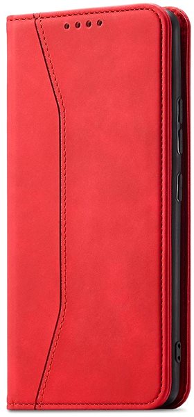 Puzdro na mobil Magnet Fancy knižkové kožené puzdro na Samsung Galaxy S22, červené ...