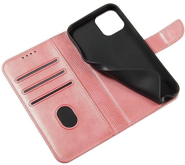 Puzdro na mobil Magnet knižkové kožené puzdro na Samsung Galaxy A12/M12, ružové ...