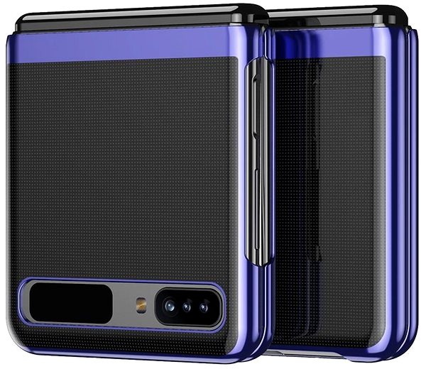 Kryt na mobil Plating Case ochranný kryt na Samsung Galaxy Z Flip, modrý ...
