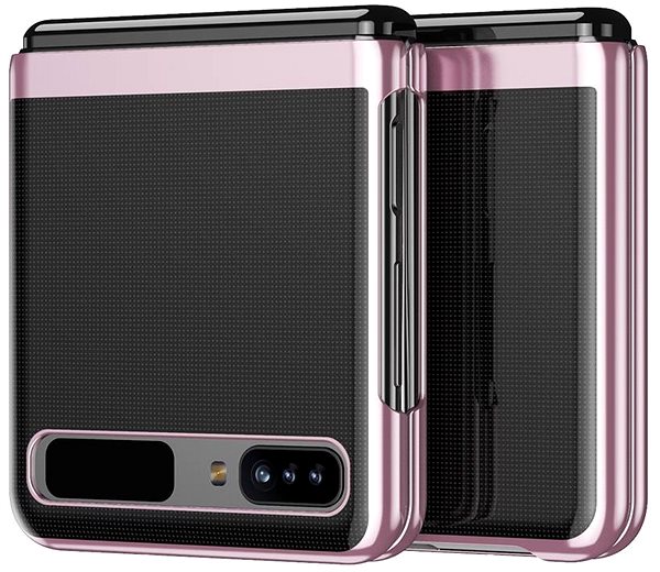 Kryt na mobil Plating Case ochranný kryt na Samsung Galaxy Z Flip, ružový ...