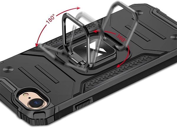 Kryt na mobil Ring Armor plastový kryt na iPhone 7/8/SE 2020, modrý ...