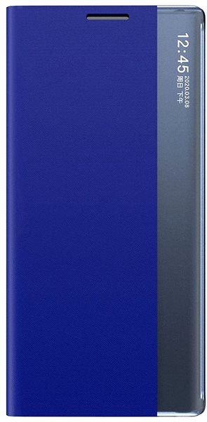 Puzdro na mobil Sleep Case Smart Window knižkové puzdro na Samsung Galaxy S21 FE, modré ...