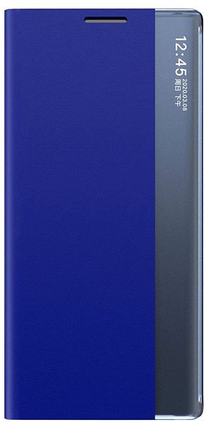 Puzdro na mobil Sleep Case Smart Window knižkové puzdro na Xiaomi Redmi K40/Poco F3, modré ...