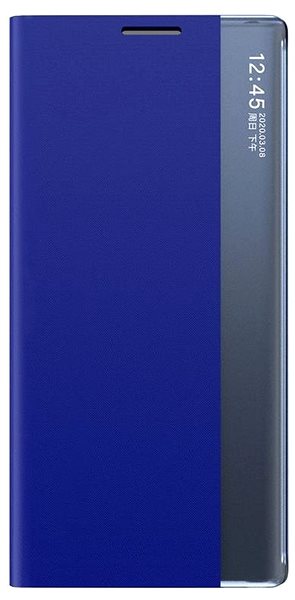Puzdro na mobil Sleep Case Smart Window knižkové puzdro na Xiaomi Redmi Note 9T 5G, modré ...