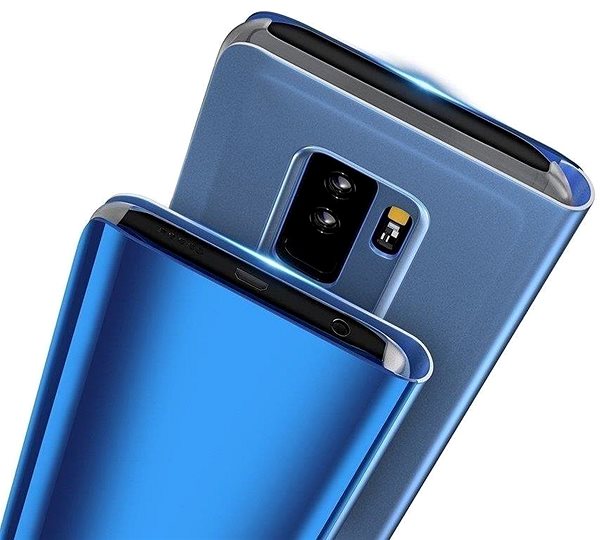 Puzdro na mobil Smart Clear View knižkové puzdro na Samsung Galaxy M21, čierne ...