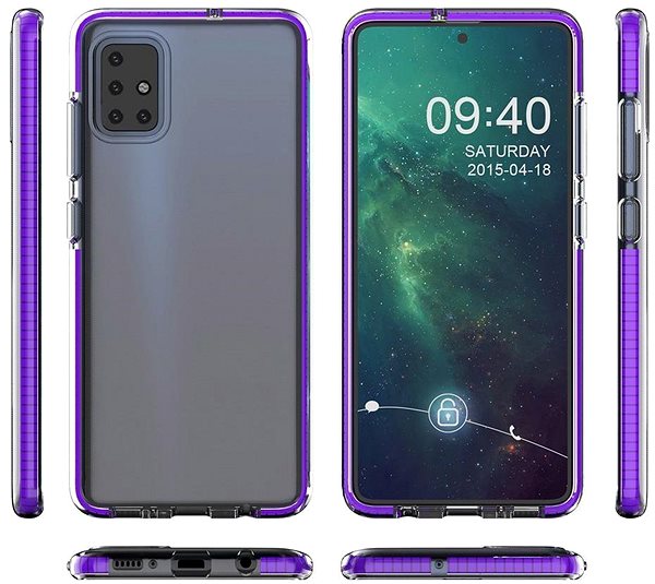 Kryt na mobil Spring Case silikónový kryt na Samsung Galaxy A21s, ružový ...