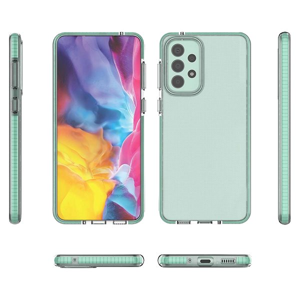 Kryt na mobil Spring Case silikónový kryt na Samsung Galaxy A33 5G, tmavomodrý ...