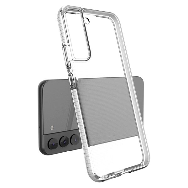 Kryt na mobil Spring Case silikónový kryt na Samsung Galaxy S22 Plus, čierny ...