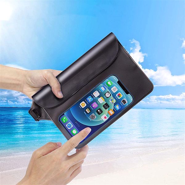 Kryt na mobil Tech-Protect Waterproof Pouch vodotesná taška na mobil, priesvitná ...