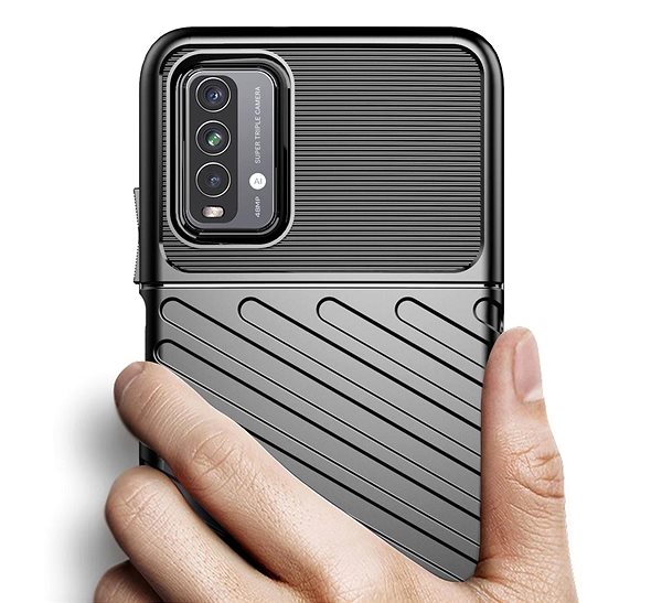 Kryt na mobil Thunder silikonový kryt na Xiaomi Poco M3 / Redmi 9T, modrý, 28473 ...