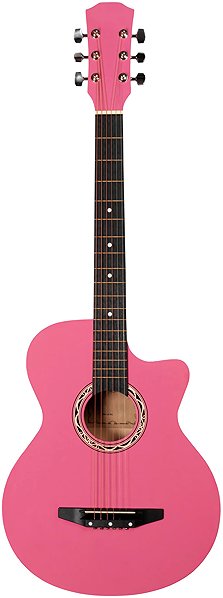 Akusztikus gitár MusicMate MM-G21 PinkSerenade ...