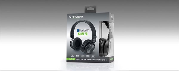 Wireless Headphones MUSE M-276BT Packaging/box