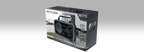 Rádio MUSE M-06DS Obal/škatuľka