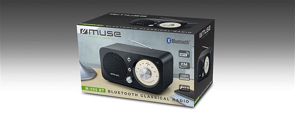 Radio MUSE M-095BT Packaging/box