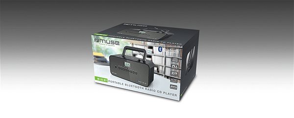 Radio MUSE M-22BT Packaging/box