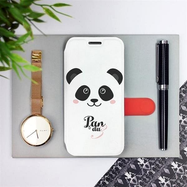 Kryt na mobil Flipové puzdro na mobil Apple iPhone 8 – M030P Panda Amálka ...