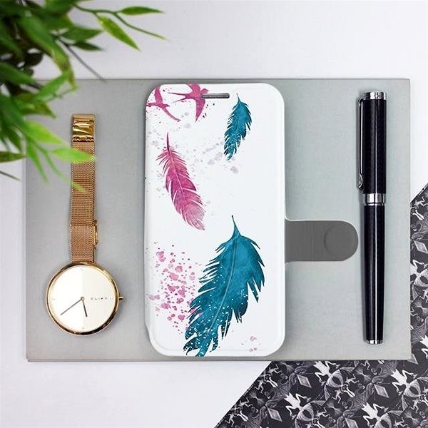 Kryt na mobil Flipové pouzdro na mobil Honor 8A - MR08S Pírka ...