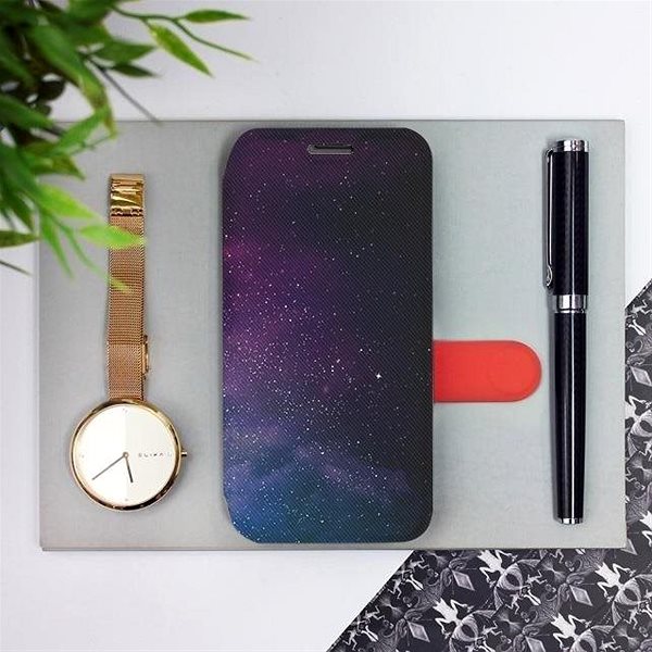 Kryt na mobil Flipové pouzdro na mobil Xiaomi Redmi Note 8 Pro - V147P Mlhovina ...